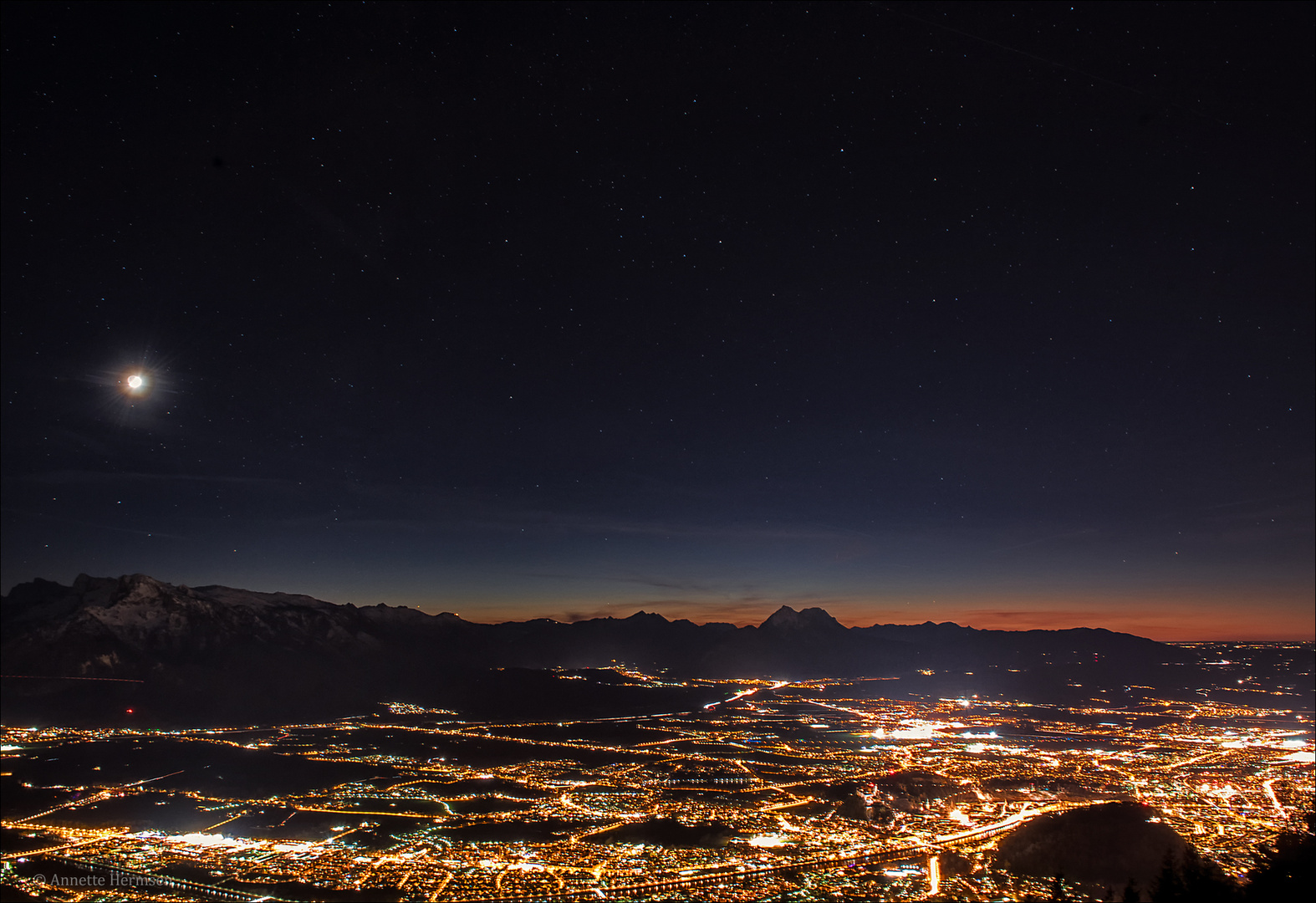 Nacht über Salzburg