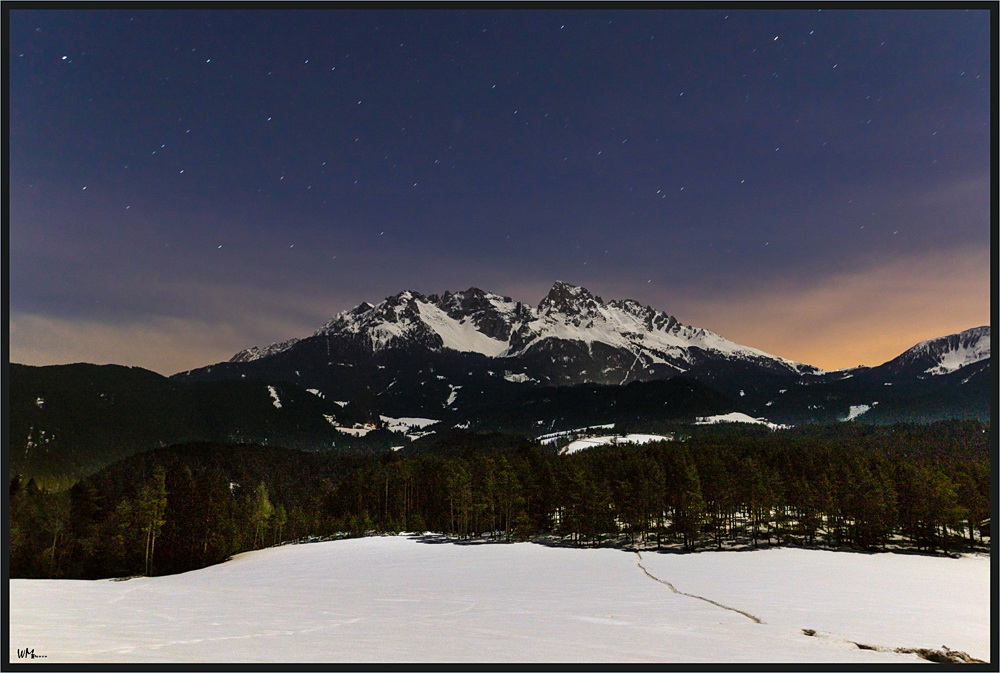 Nacht überm Latemar