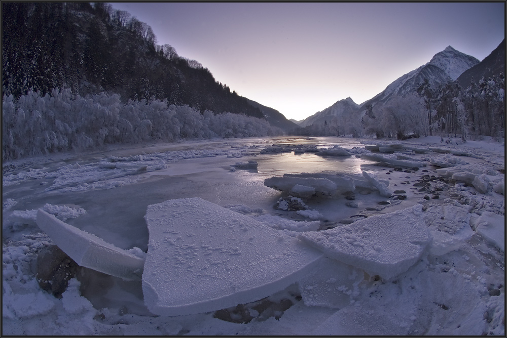 Nacht und Eis brechen herein ...