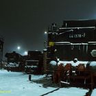 Nacht und Schnee im Bw Saalfeld