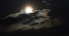 Nacht - Vollmond - Wolken -2- 