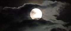 Nacht - Vollmond - Wolken -3-