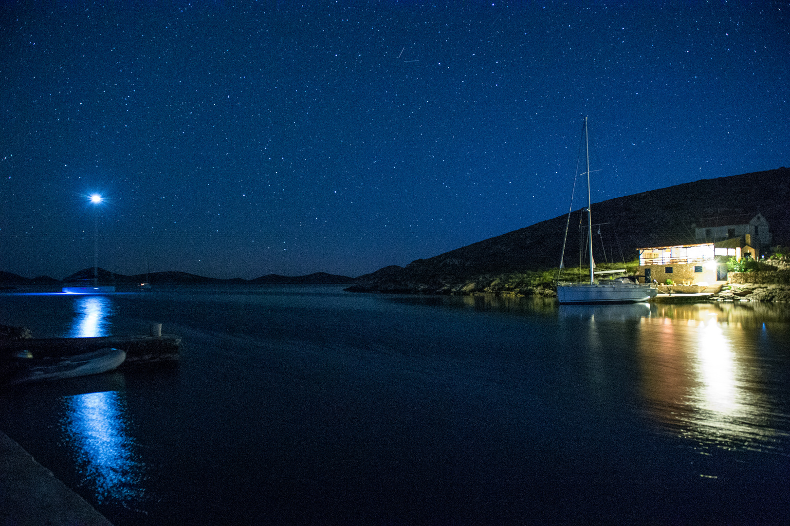 Nacht vor Anker