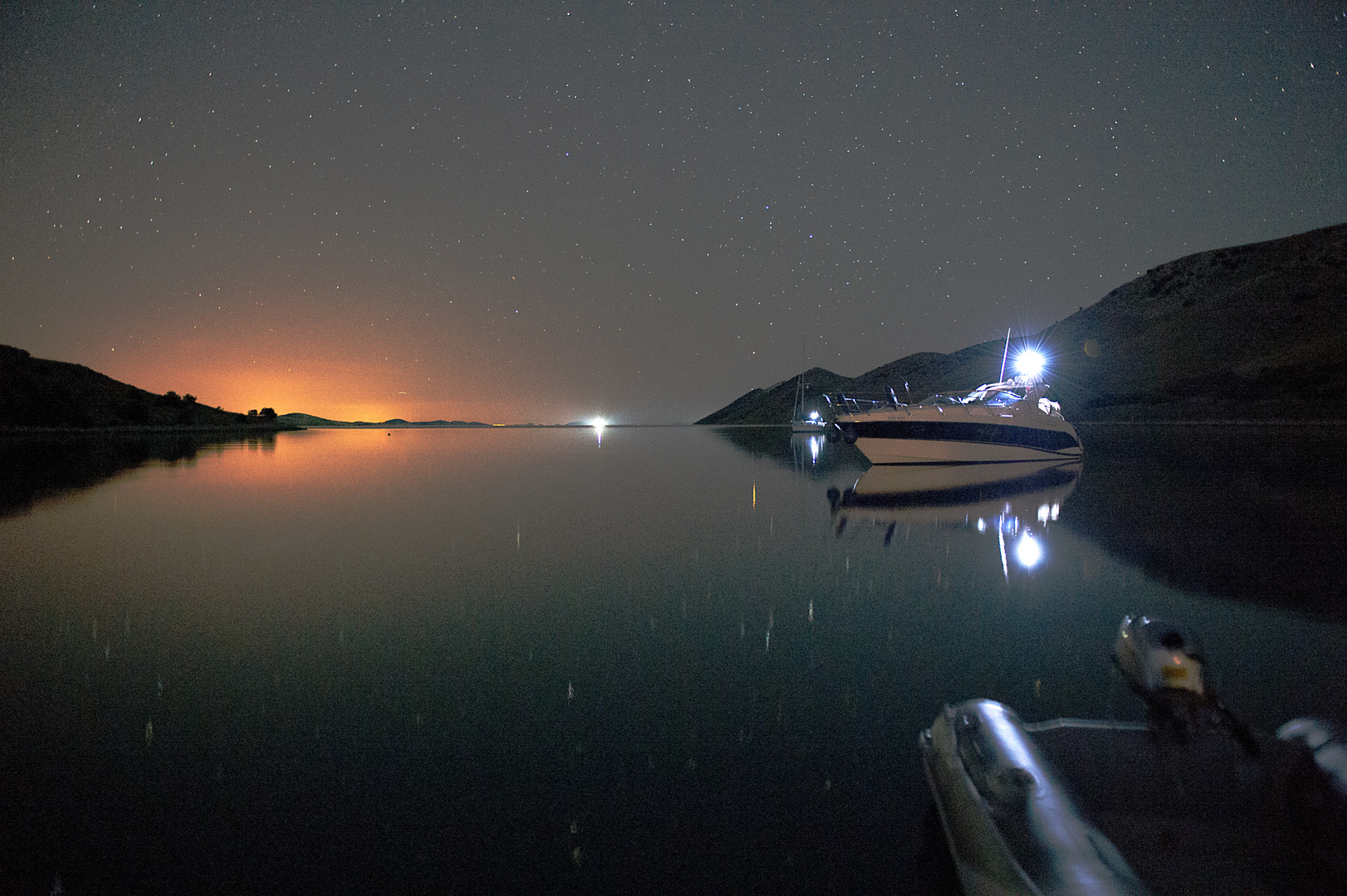 Nacht vor Anker