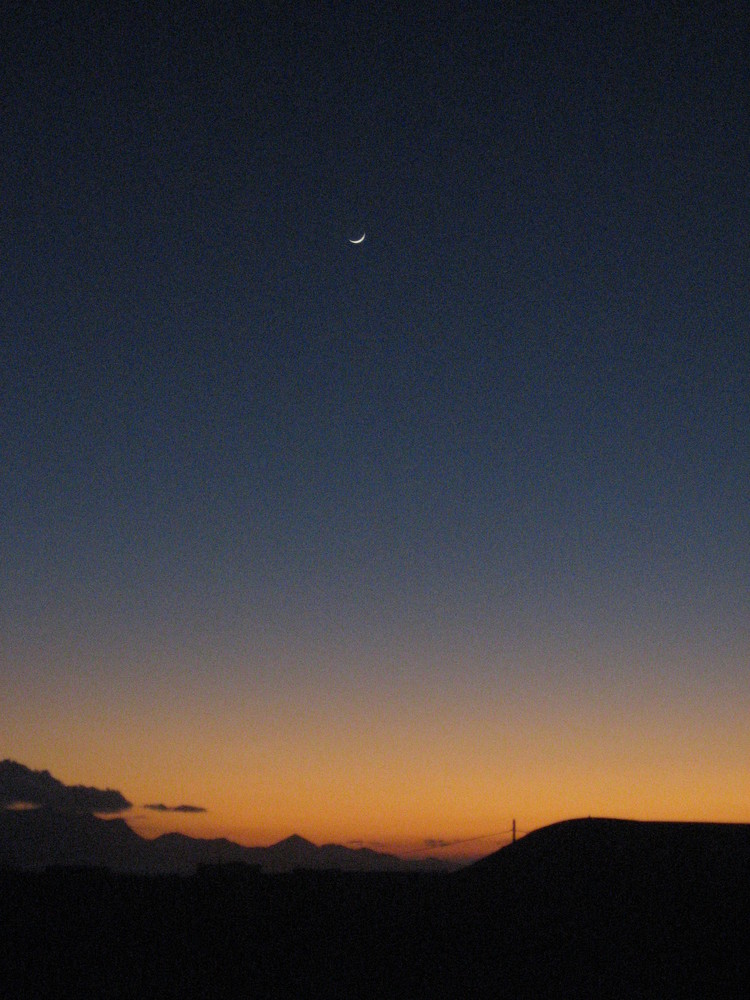 Nachtanbruch über dem Taurusgebirge
