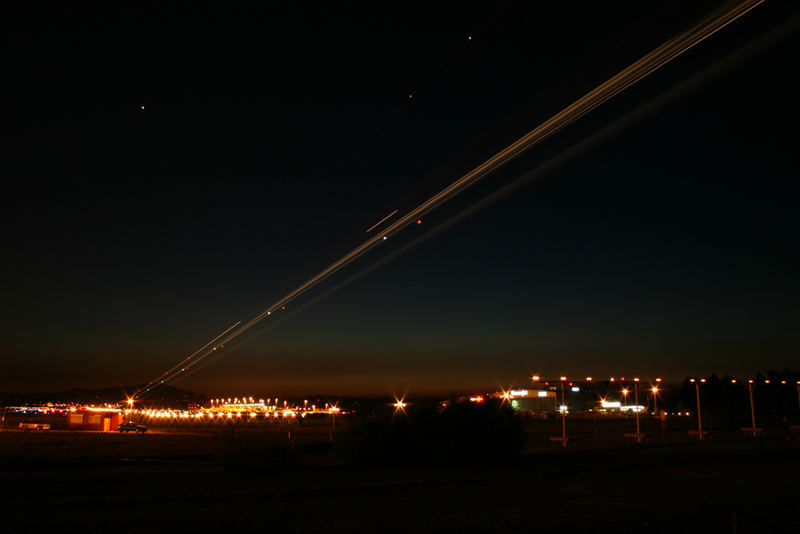 Nachtanflug LSZH (Zürich) Rwy 28