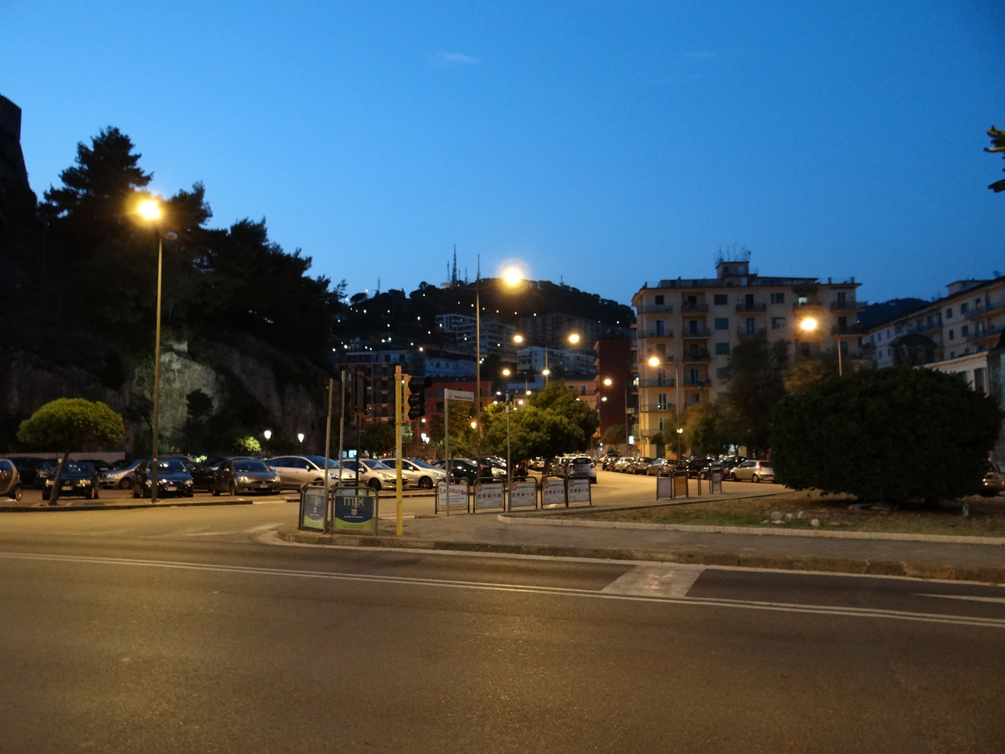 Nachtansichten in Salerno