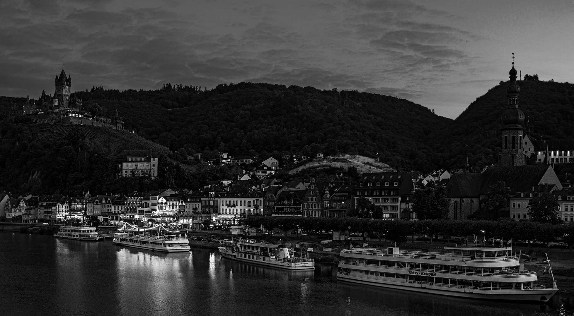 Nachtaufnahme Cochem 01