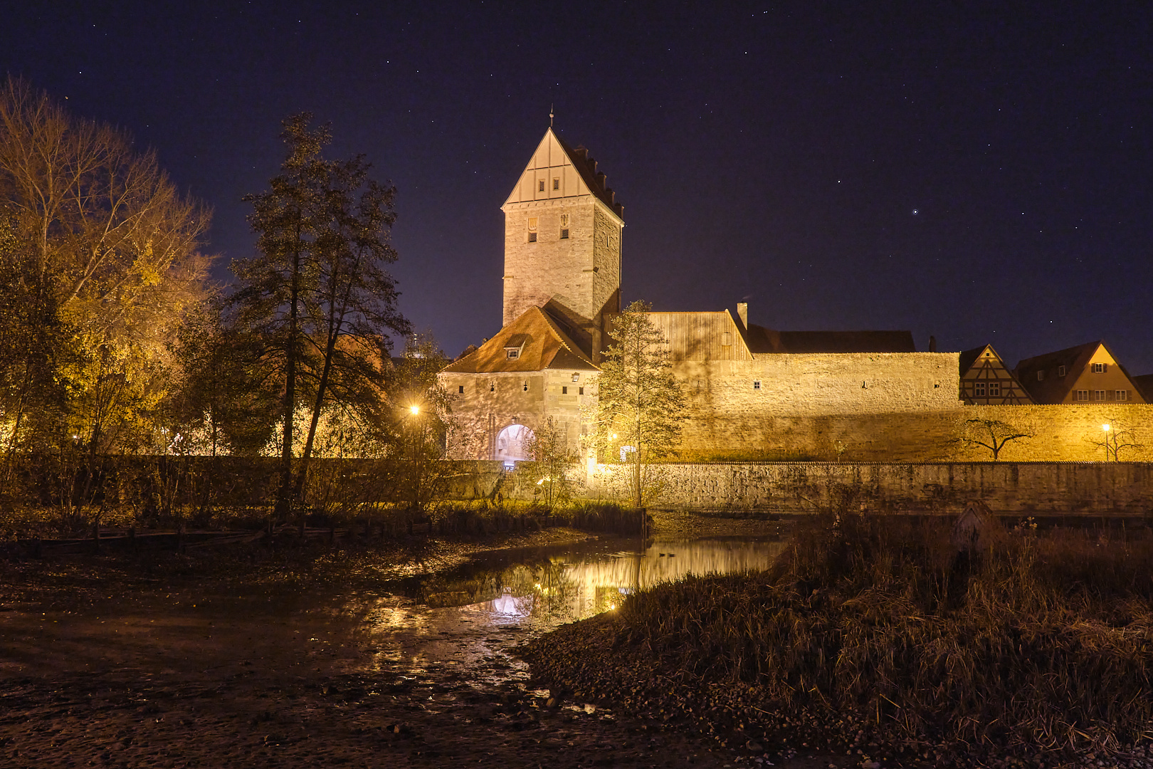 Nachtaufnahme Dinkelsbühl