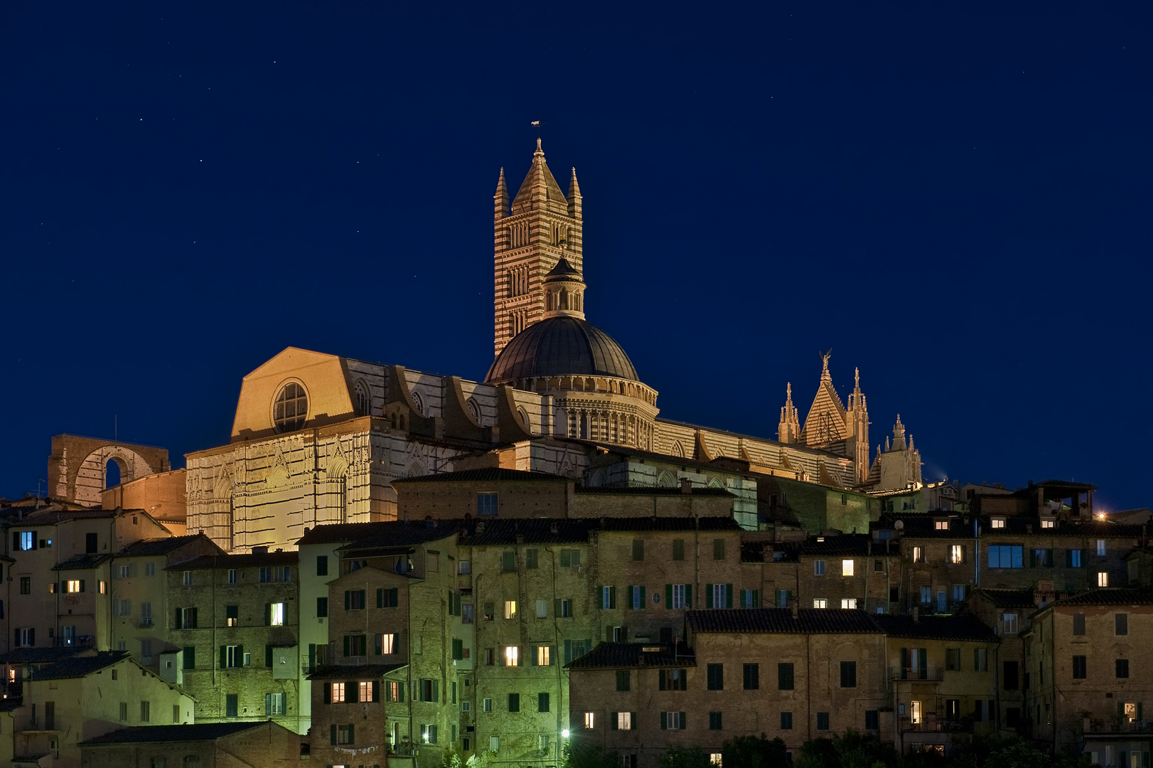 Nachtaufnahme Dom von Siena