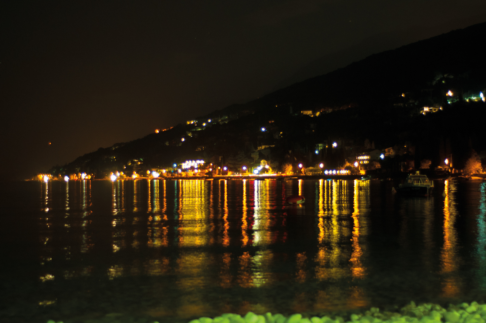Nachtaufnahme Garda See