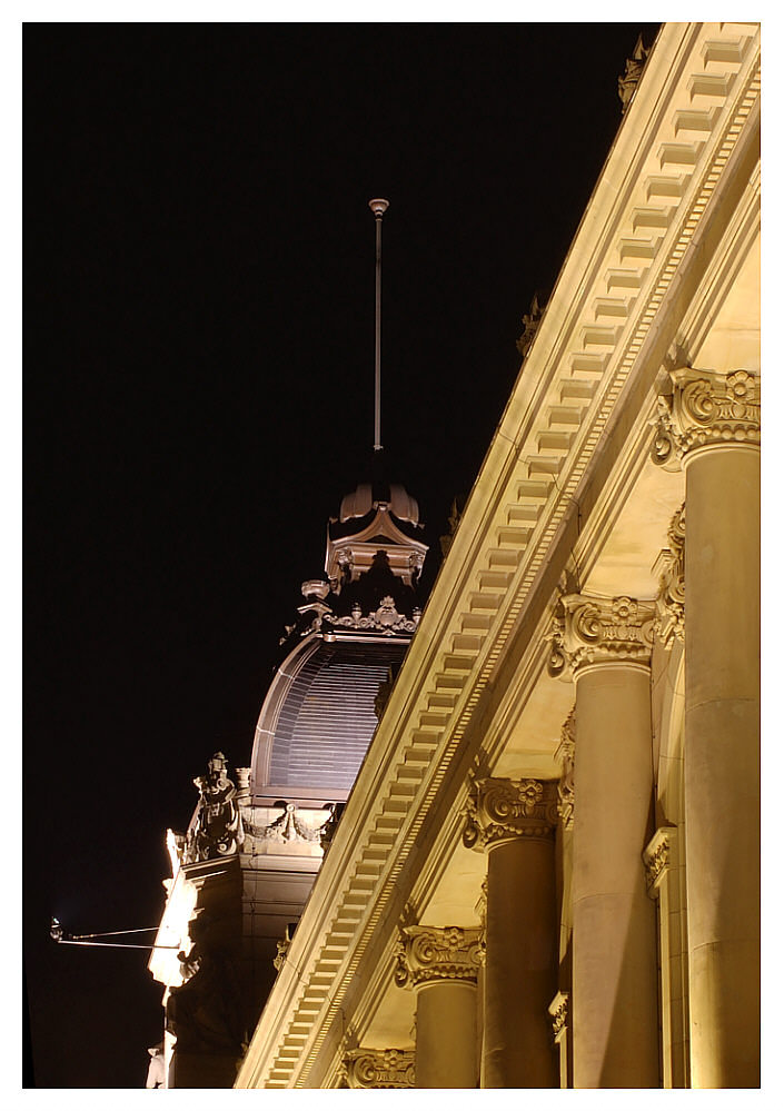 Nachtaufnahme - Historische Stadthalle Wuppertal