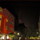 Nachtaufnahme in der Innenstadt von Neheim.