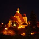 Nachtaufnahme - Kirche von Prachatice