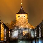 Nachtaufnahme - Kirchenruine in Hüttenrode