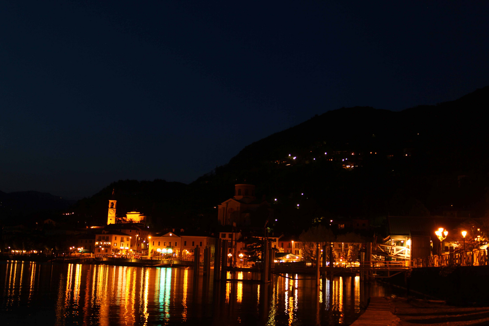 Nachtaufnahme Lago Maggiore 