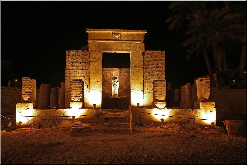 Nachtaufnahme Luxor Tempel