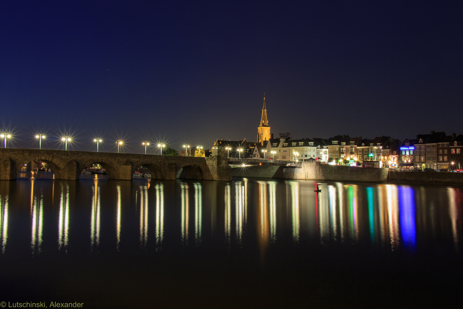 Nachtaufnahme Maastricht