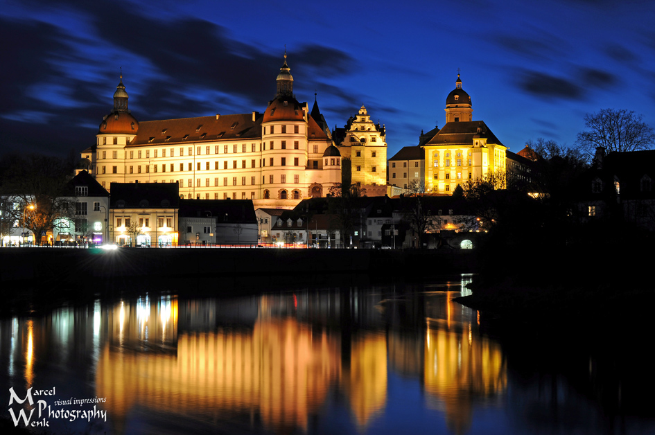 Nachtaufnahme Schloss Neuburg an der Donau