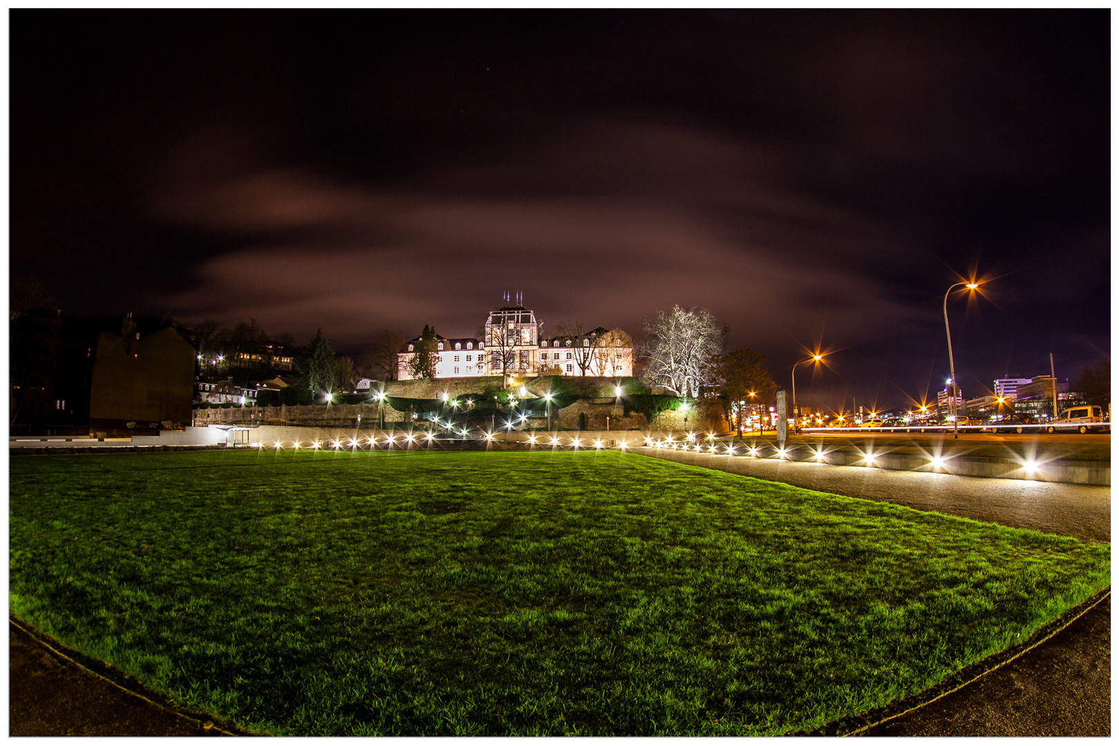 Nachtaufnahme Schloss Saarbrücken