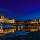 Nachtaufnahme Skyline Dresden Altstadt  