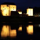 Nachtaufnahme Veste Niedrhaus in Passau