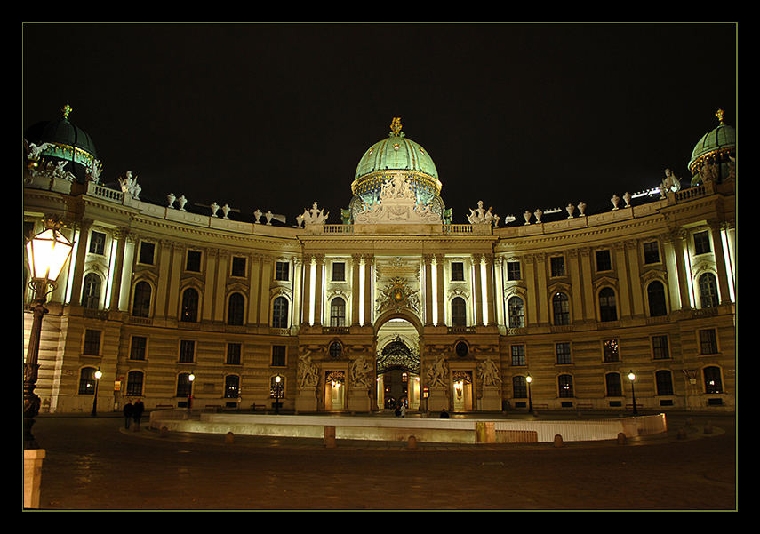 Nachtaufnahme - Wiener Hofburg