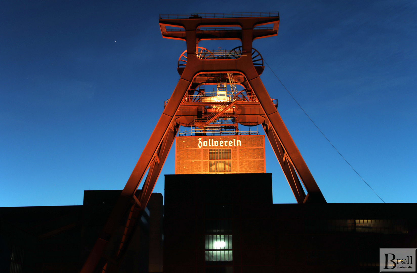 Nachtaufnahme Zeche Zollverein