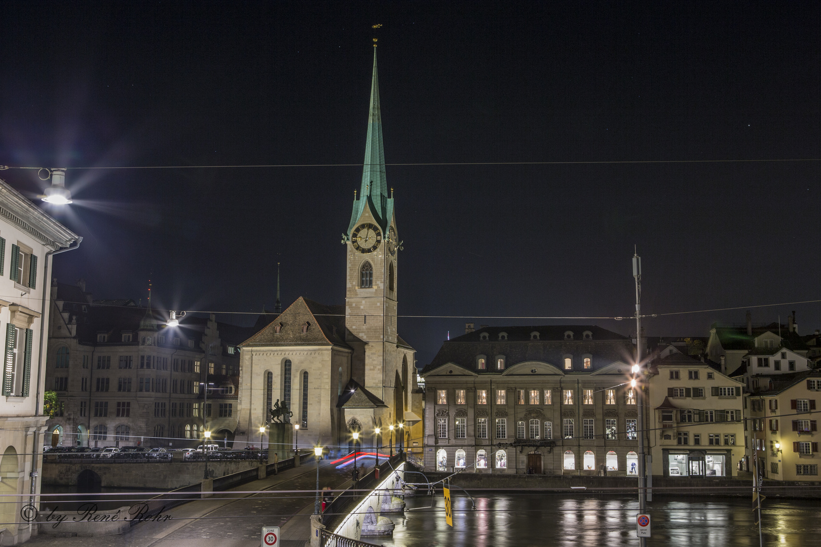 Nachtaufnahme Zürich