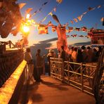 Nachtbesteigung +29FOTOS Adams Peak - TOPP TIPP 2: Pilgrims waiting for sunrise