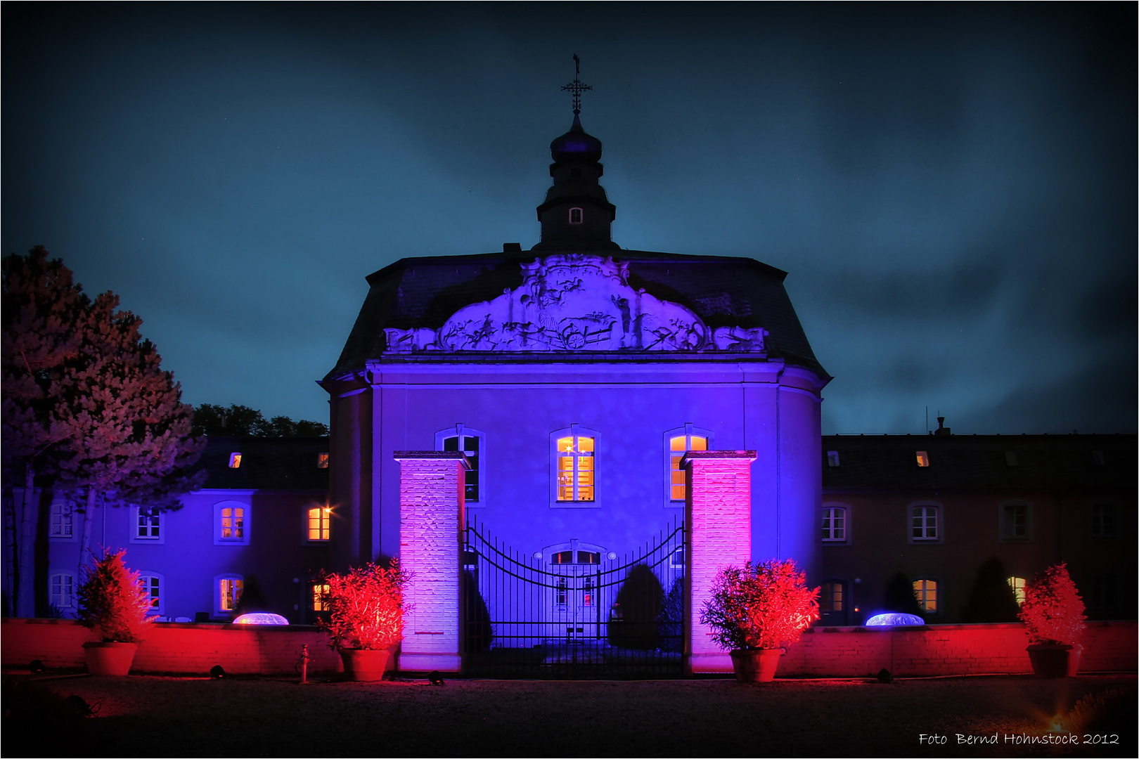 Nacht.Bilder an Schloss Wickrath ....