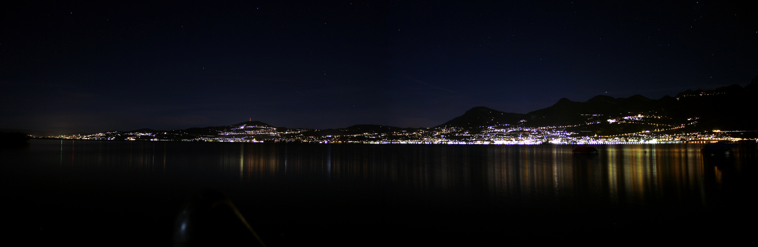 Nachtblich auf montreux.