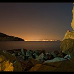 Nachtblick auf Marseille