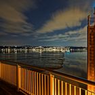 Nachtblick nach Blankenese