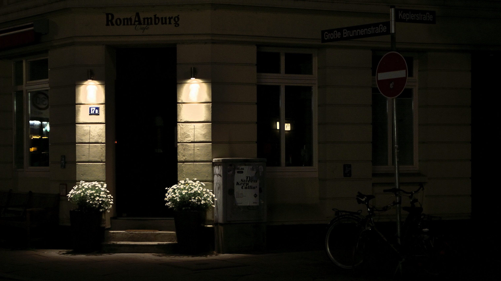 Nachtblumen in Hamburg