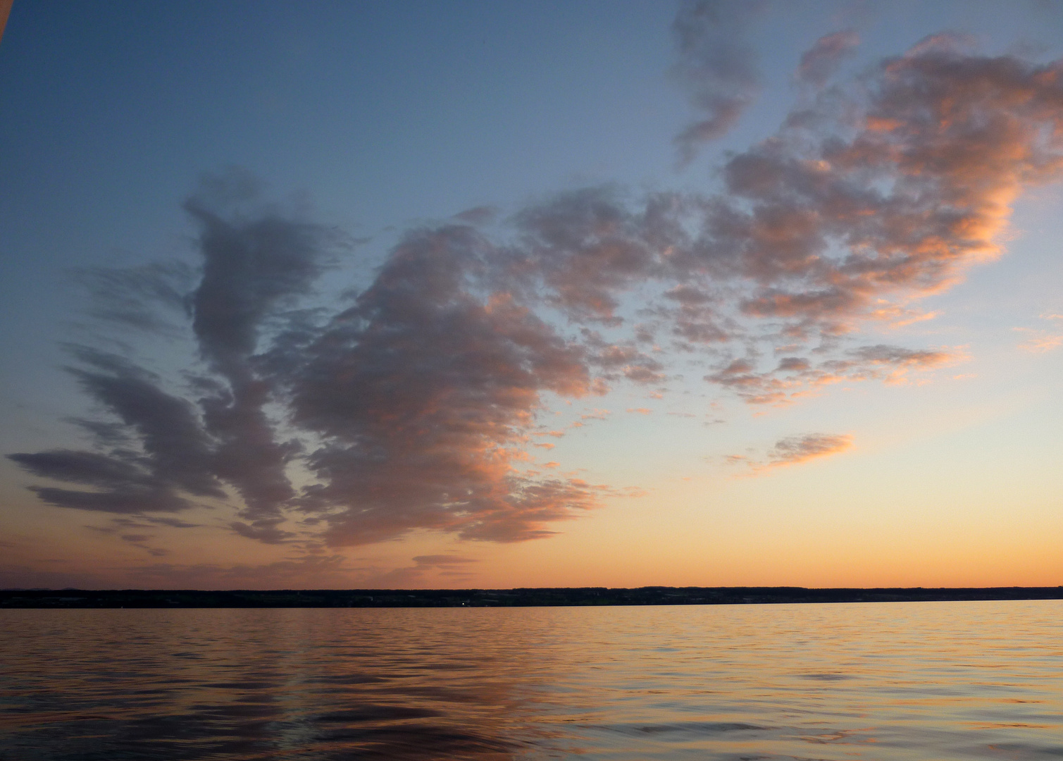 Nachtfahrt mit der Lädine über den Bodensee