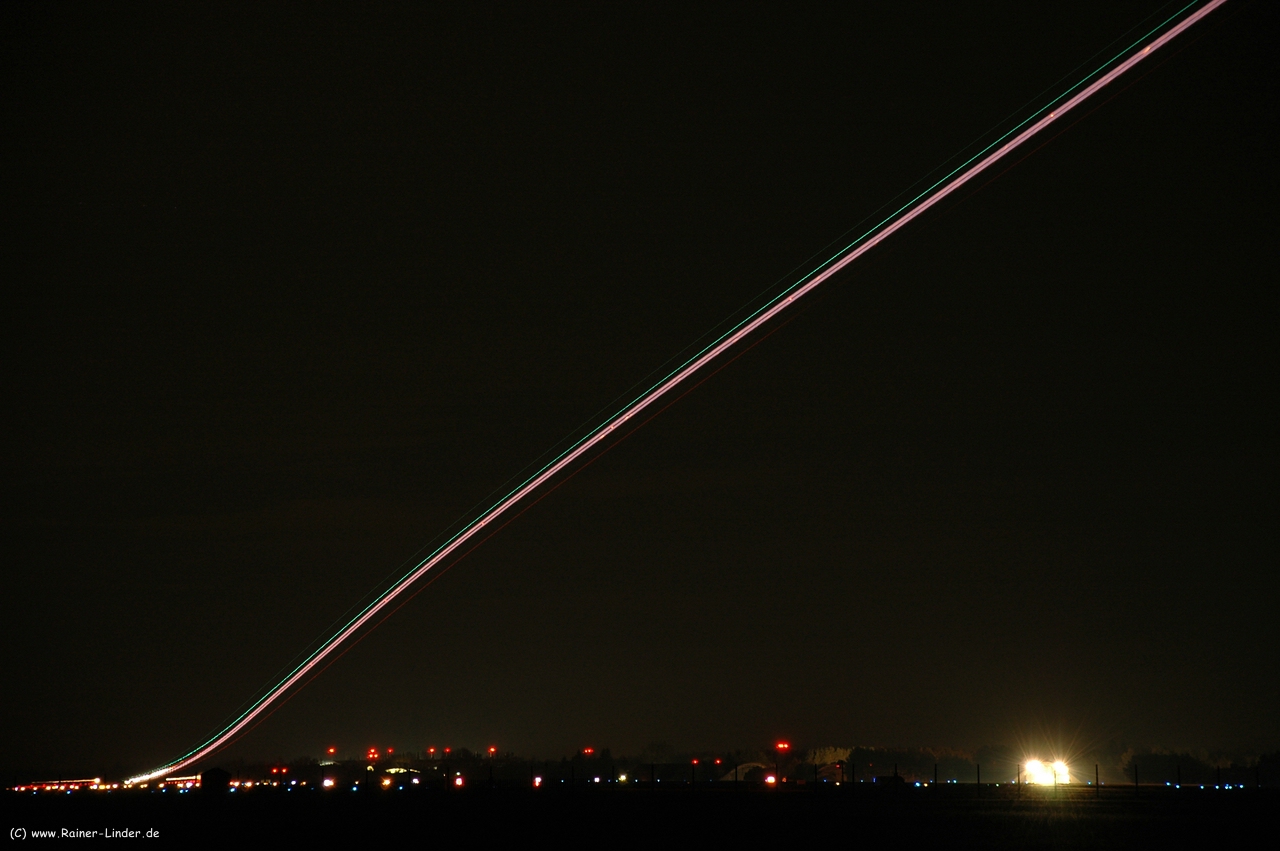 Nachtflug in Lechfeld