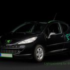 Nachtfoto Lightpainting Peugeot 207