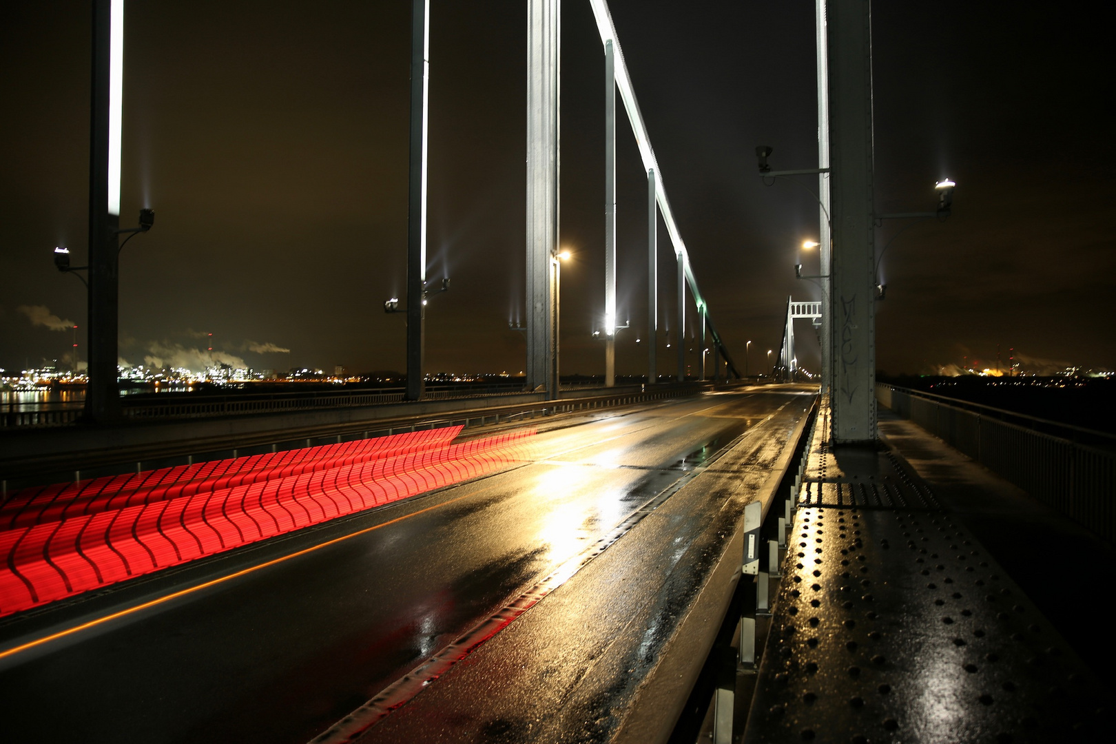 Nachtfoto Rheinbrücke 4