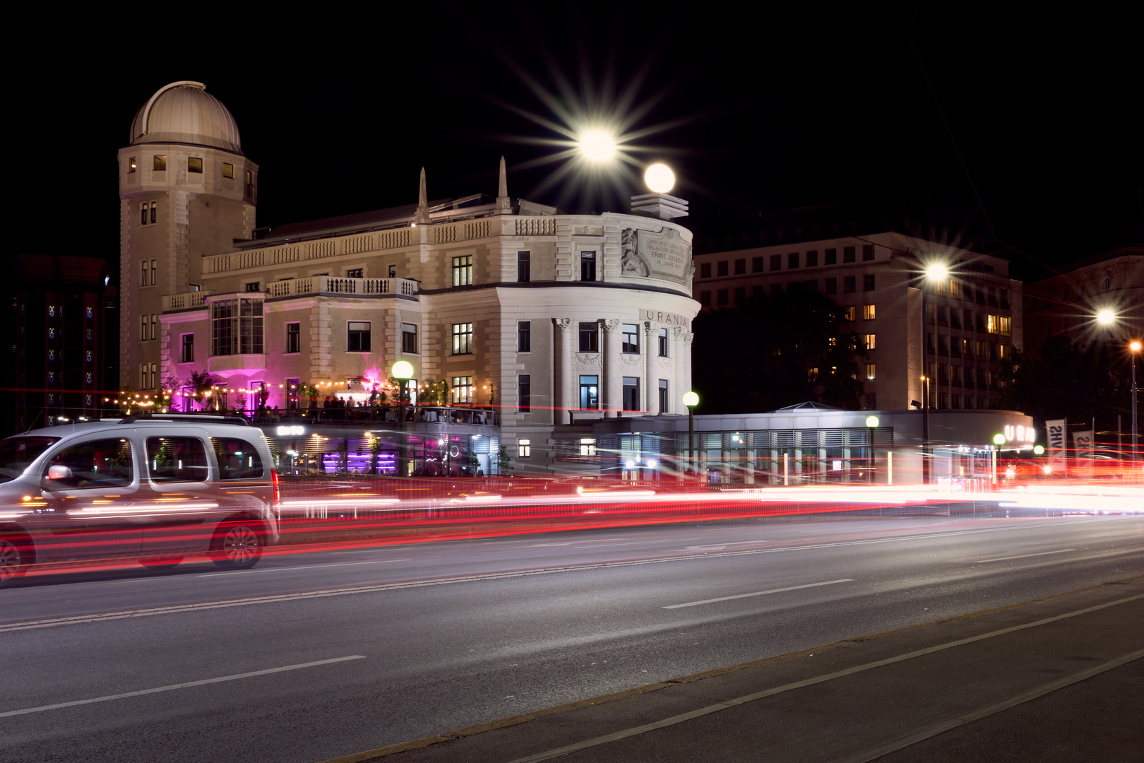 Nachtfotografie Sternwarte Urania Wien