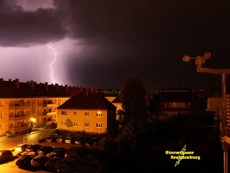 Nachtgewitter in Brandenburg an der Havel