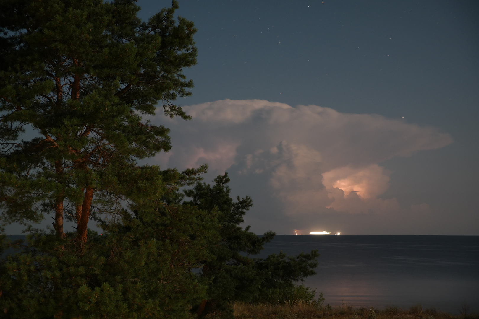 Nachtgewitter über der Ostsee II