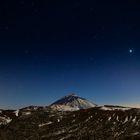Nachthimmel über dem Pico del Teide