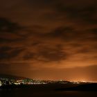 Nachthimmel über der Bucht von Palma