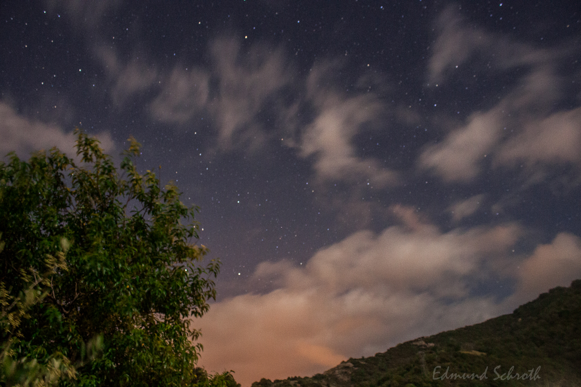 Nachthimmel über Korsika