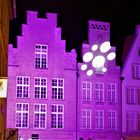 Nachtillumination in Münsters "Guter Stube"