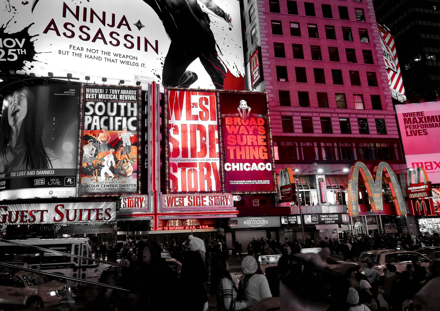 Nachtimpression am Times Square 2