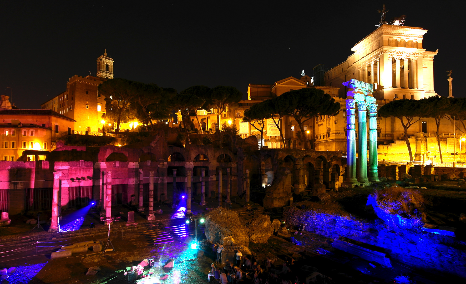 Nachtkonzert im Forum Romanum