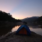 Nachtlager am Mekong