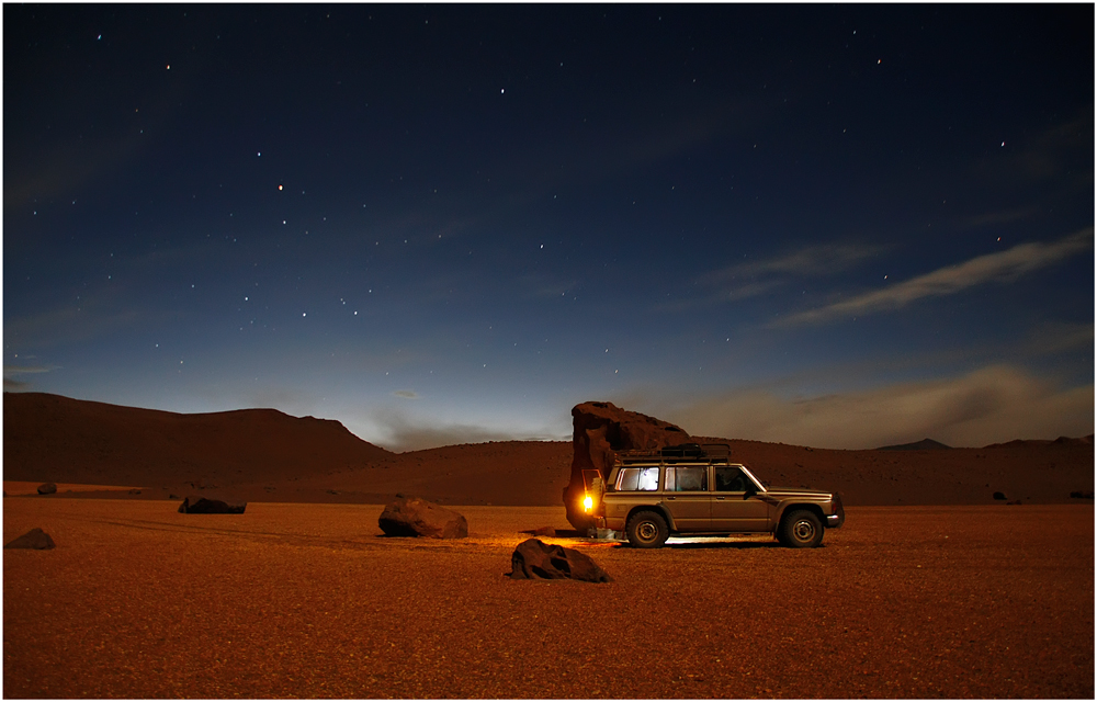 Nachtlager auf 5000m - Südbolivien